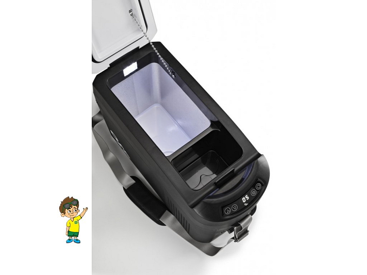 Kompresorová autochladnička TB15 OFF Black, 12/24V, 15 litrů