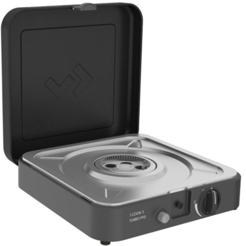 Plynový vařič Cadac 1 Cook Turbo FFD s piezo zapalováním