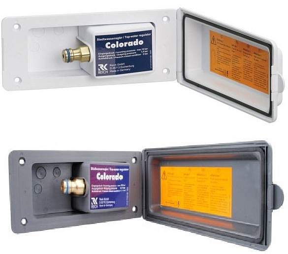 Přívod tlakové vody s regulátorem Colorado