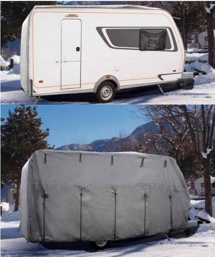 Ochranná zimní plachta obytného přívěsu karavanu Brunner