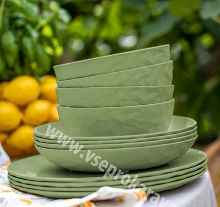 4-dílná sada polévkových talířů Club Plate 220, Koziol