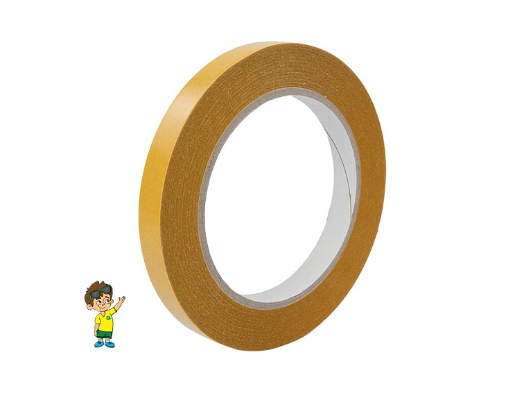 Oboustranná lepící páska, 12 mm x 25 m