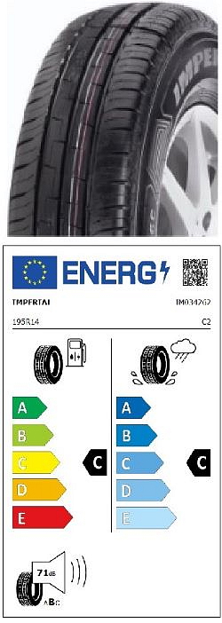 Imperial EcoVan 3, letní, 195/80 R14C 106/104S