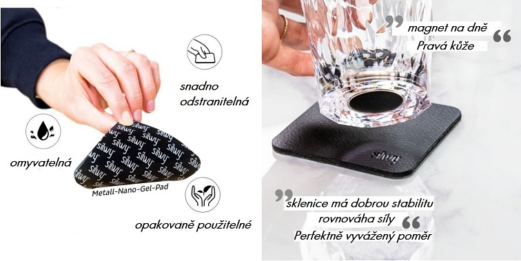 Silwy magnetická plastová sada panáků 40 ml, Hightech