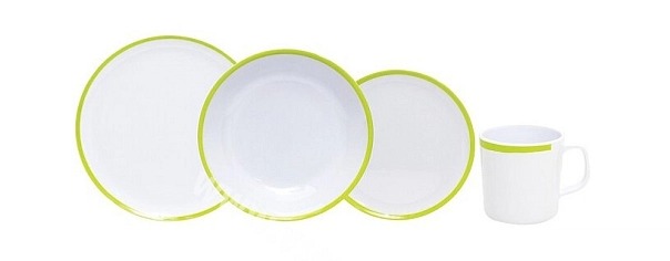 16-dílná Melaminová sada nádobí Polygonia Brunner