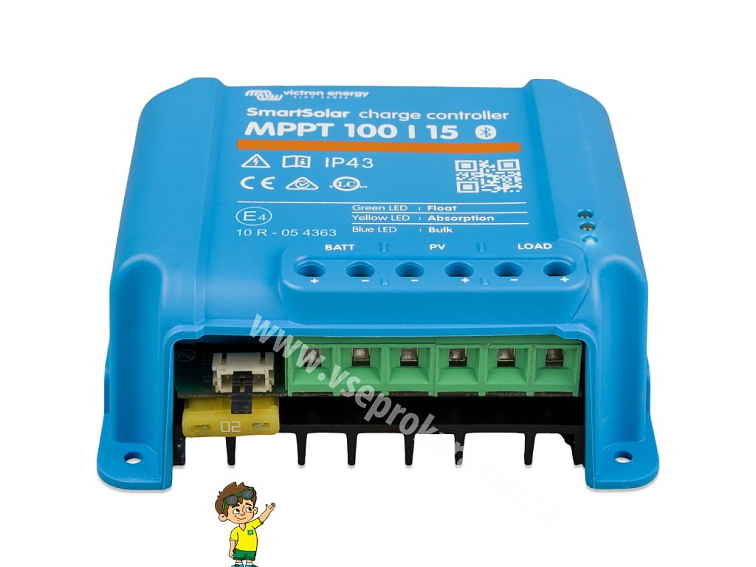MPPT solární regulátor Victron Energy SmartSolar 100/15