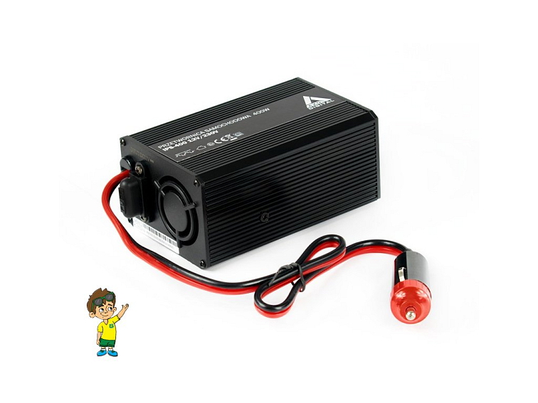 Měnič napětí do auta 12 VDC / 230 VAC IPS-400 400W