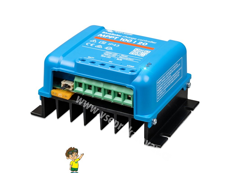 MPPT solární regulátor Victron Energy BlueSolar 100/20