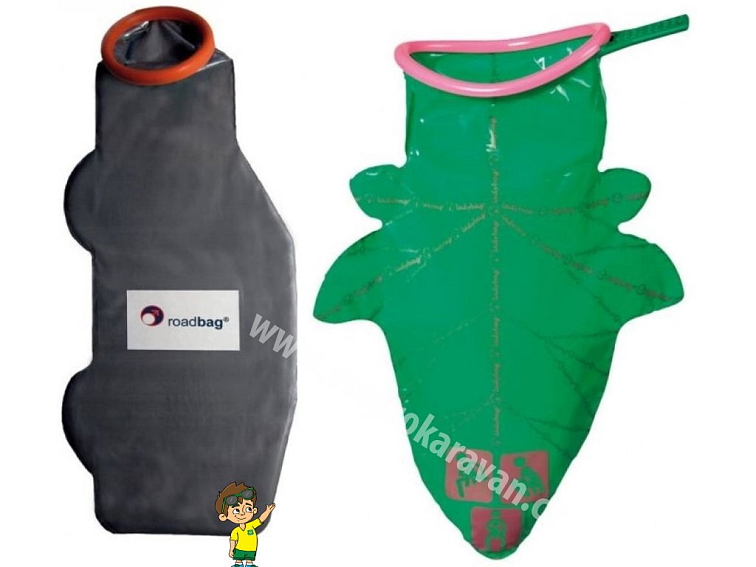Jednorázové kapesní WC Roadbag a ladybag