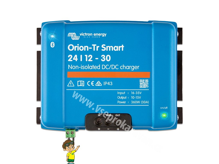 DC-DC nabíječka Orion-Tr Smart 24/12-30A (360W) neizolovaná