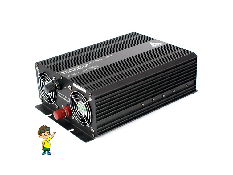 Měnič napětí do auta 12 VDC / 230 VAC IPS-4000 4000W
