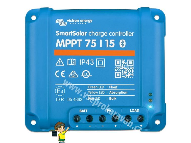MPPT solární regulátor Victron Energy SmartSolar 75/15
