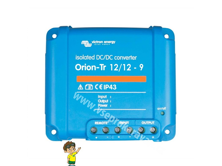 DC/DC konvertor Orion-Tr 12/12- 9A (110W)