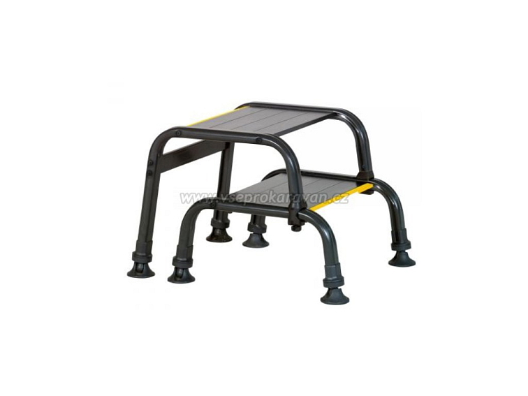 Dvoustupňové schůdky s nastavitelnými nohami Westfield Prostep 2