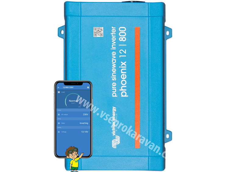 Měnič napětí SINUS Victron Energy Phoenix VE.Direct 800VA 12V