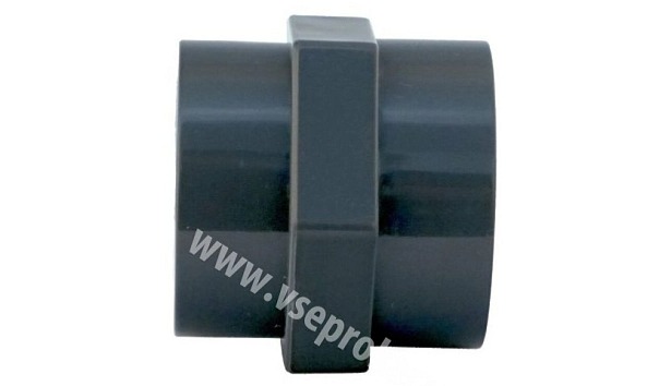 Spojka trubek přímá IT 1/4" DN40, LILIE GrauGELB