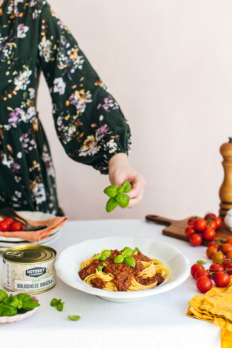 Vegan bolognese omáčka v plechovce