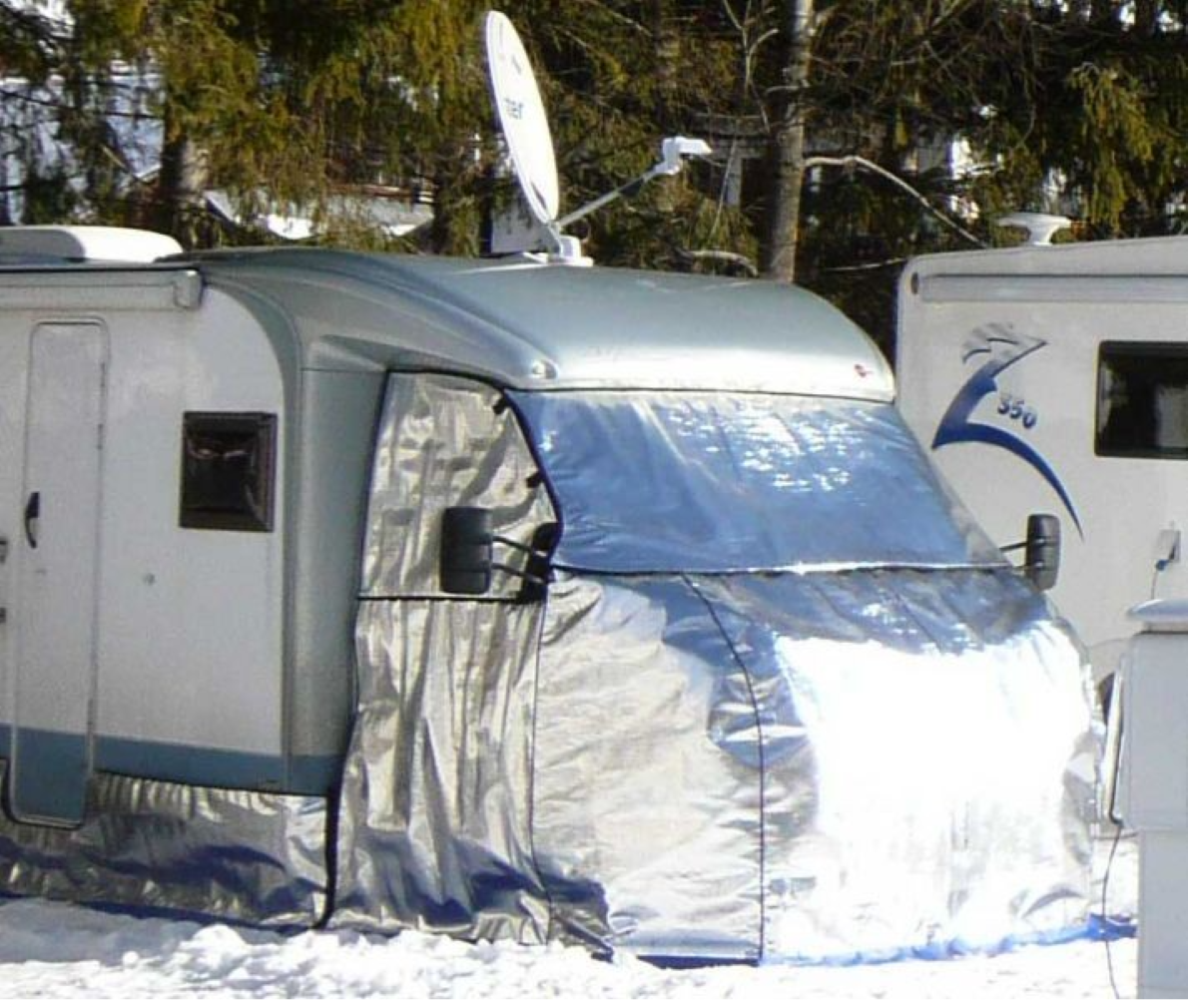 Bürstner Delfin - izolace podvozku celého vozu