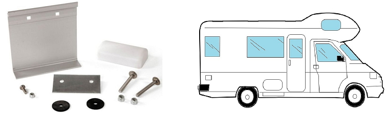 Univerzální sada adaptéru S 120 Volitelná pro Fiamma F45, F45 L, ZIP