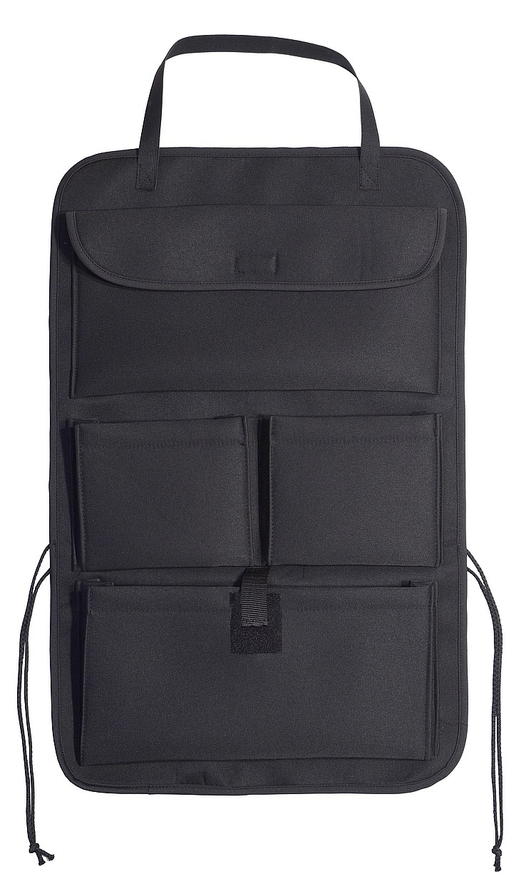 Organizér na přední sedadlo PREMIUM černý, Compass