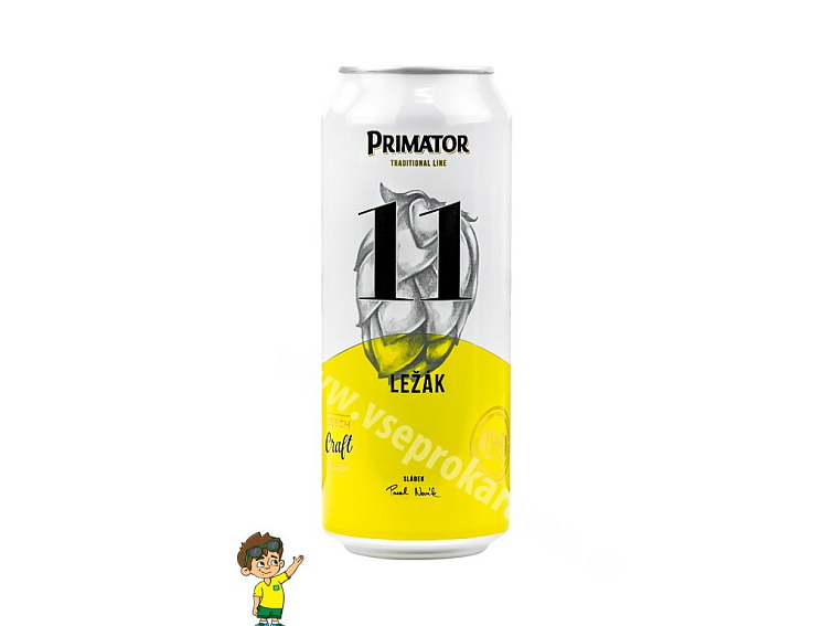 Alkoholická sada nápojů Primátor, 2x 11 Světlý ležák a Tchyně India Pale Lager , 1x Premium světlý ležák