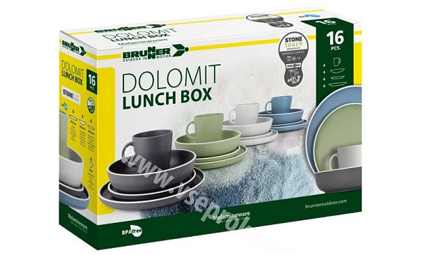 16-dílná sada nádobí Lunch Box Dolomite, Brunner