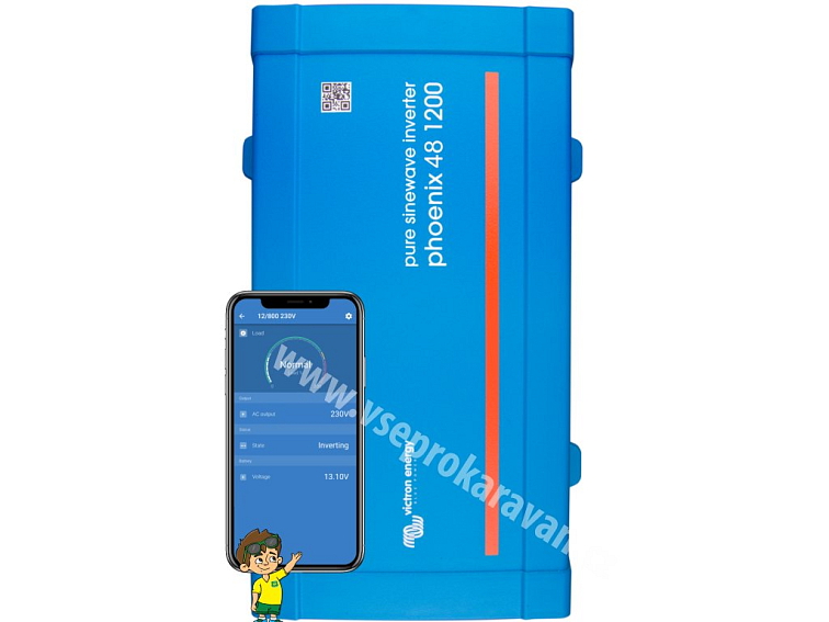 Měnič napětí SINUS Victron Energy Phoenix VE.Direct 1200VA 48V