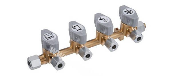 Plynový ventil RVS10 x RVS8 x RVS10, GOK