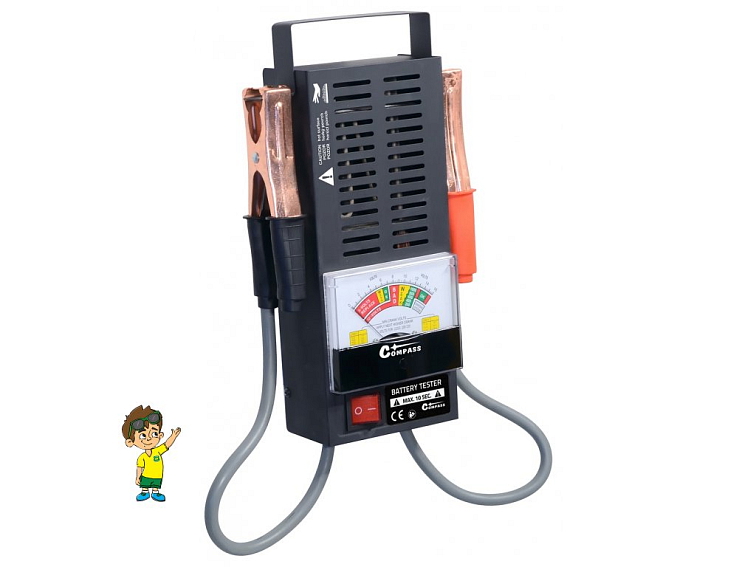 Tester autobaterie zátěžový ANALOG, Compass
