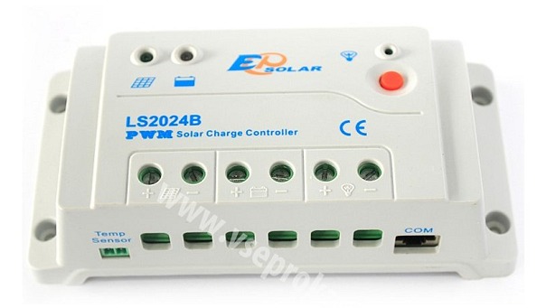 PWM solární regulátor EPever 20A 12/24V série LS