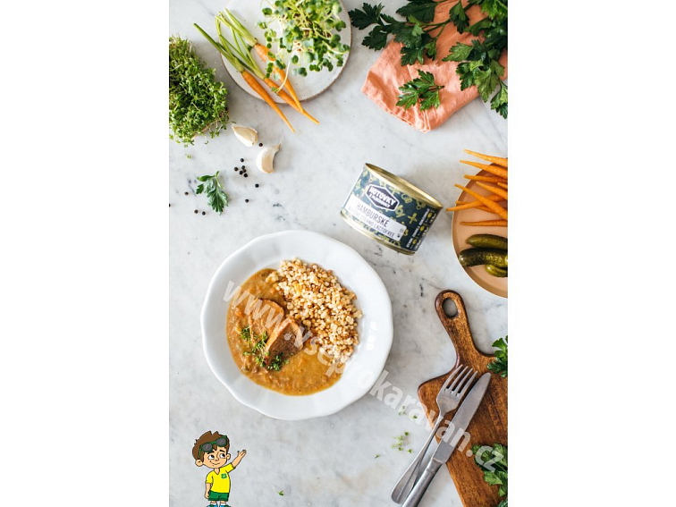 Hamburské vepřové stehno v plechovce Lactofree