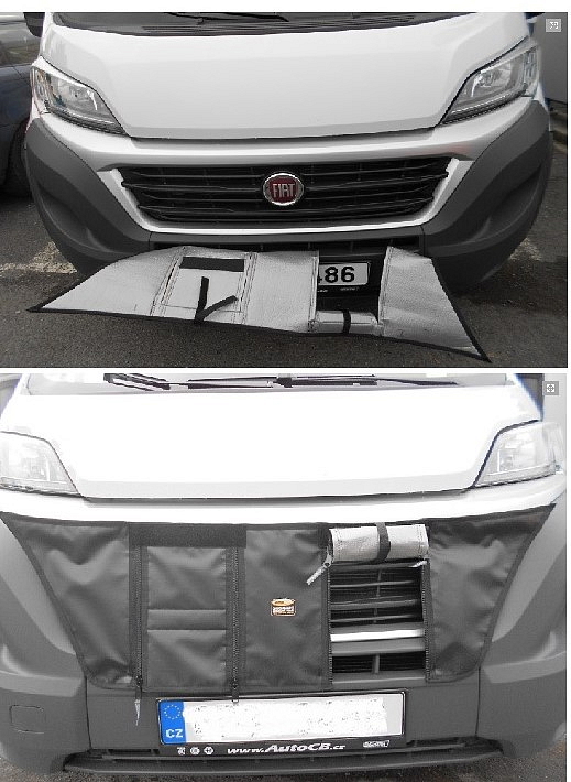 Dečka na mřížku chladiče Fiat Ducato 2014+