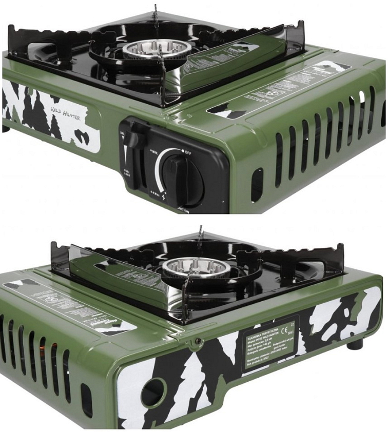 Plynový vařič Alpen Camping WILD HUNTER s piezo zapalováním