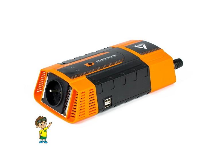 Měnič napětí do auta 12 VDC / 230 VAC IPS-1200 1200W