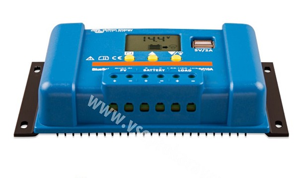 PWM solární regulátor Victron Energy BlueSolar-LCDandUSB 10A
