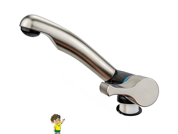 Páková vodovodní baterie Reich Style 2005 matný nikl