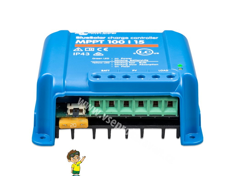 MPPT solární regulátor Victron Energy BlueSolar 100/15
