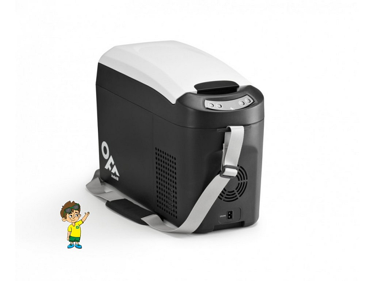 Kompresorová autochladnička TB15 OFF Black, 12/24V, 15 litrů