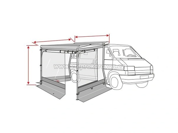 Předstan Fiamma Room Van Premium pro F40van