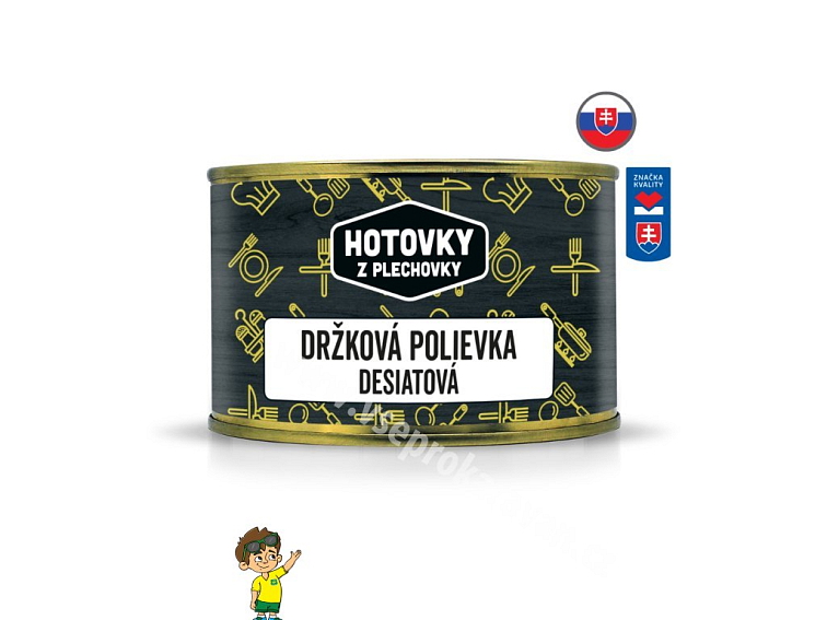Svačinová dršťková polévka v plechovce