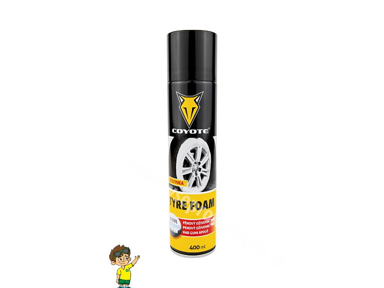 Oživovač pneumatik pěnový, 400 ml, COYOTE