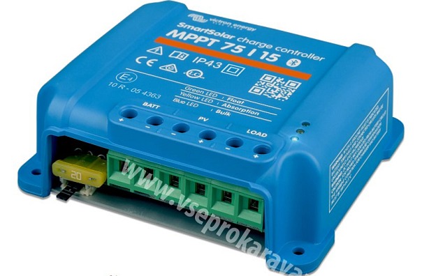 MPPT solární regulátor Victron Energy SmartSolar 75/15