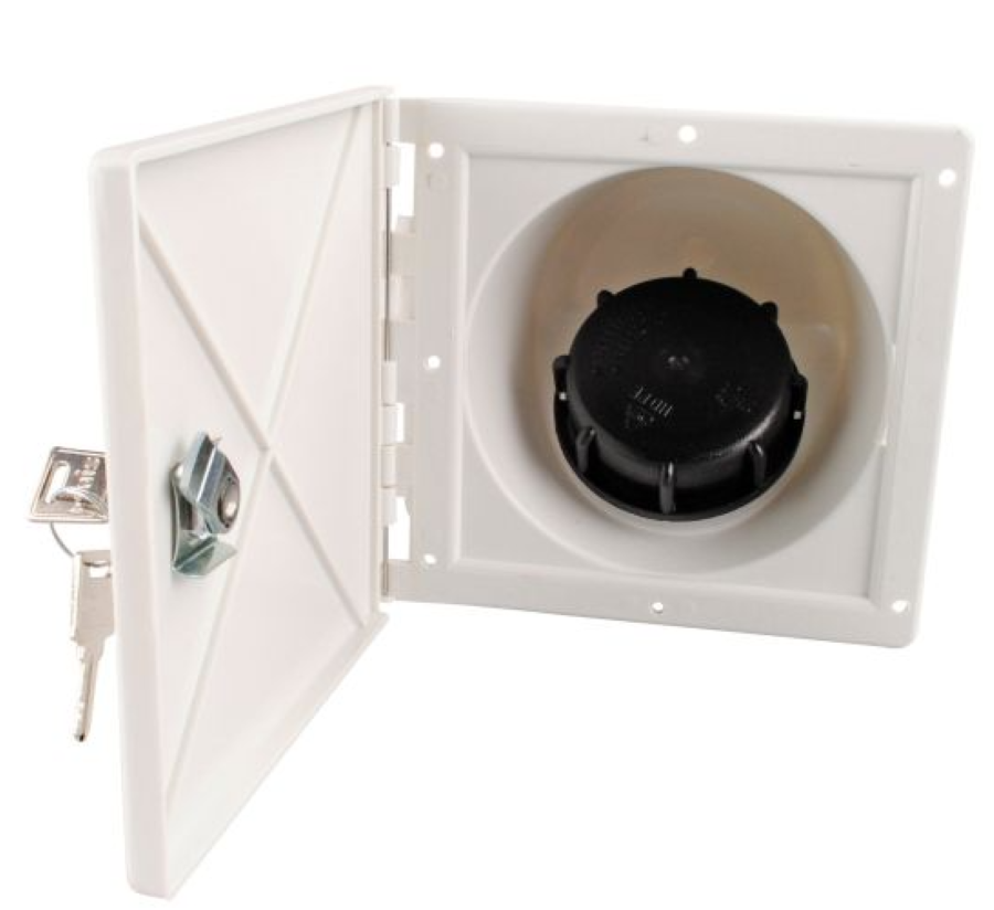 Plnící hrdlo s bezpečnostním zámkem