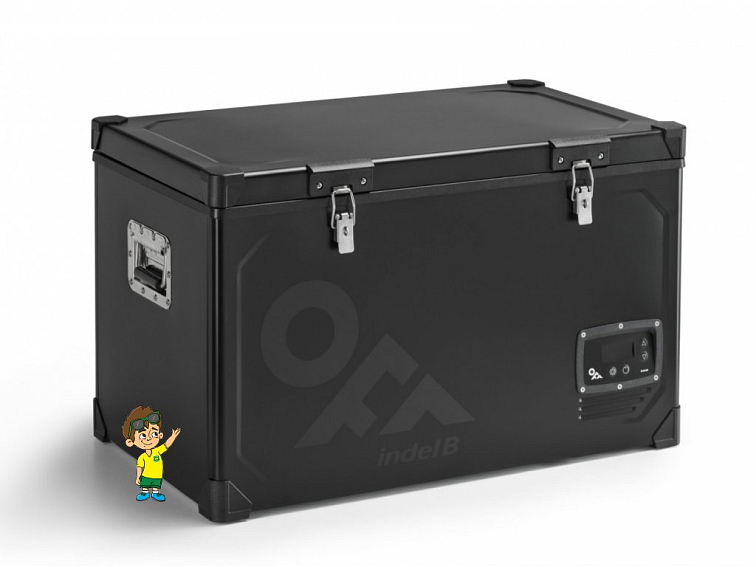 Kompresorová autochladnička TB74 STEEL OFF, 12/24V, 12L, Indel B