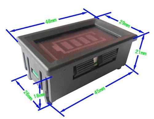 Ukazatel stavu baterie 12 V, modul XW228DKFR4