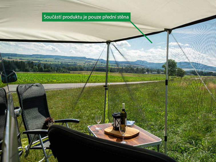 Přední stěna pro lehký předstan