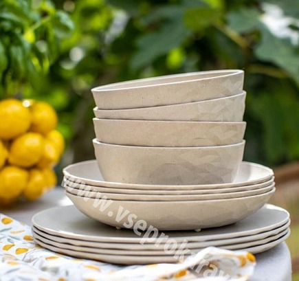 4-dílná sada polévkových talířů Club Plate 220, Koziol