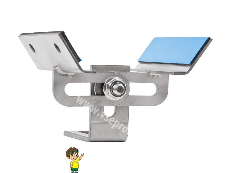 Nastavitelný hák pro trapézové plechy