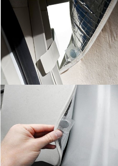 Vnitřní termoizolace oken kabiny pro Fiat Ducato X250/X290 r.v.2006