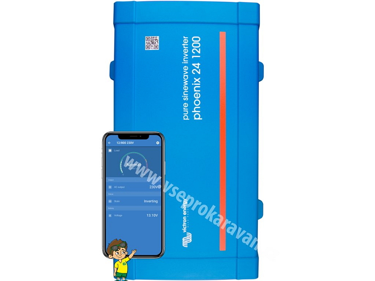 Měnič napětí SINUS Victron Energy Phoenix VE.Direct 1200VA 24V